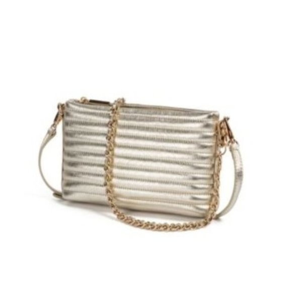 🔥 Celine Dion VIBRATO Quilted Leather CLUTCH - Picture 2 of 5